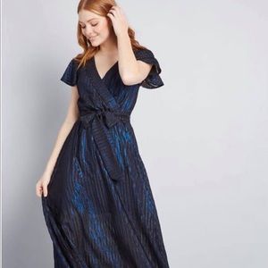 Modcloth Your Time To Shine Maxi Dress Size M
